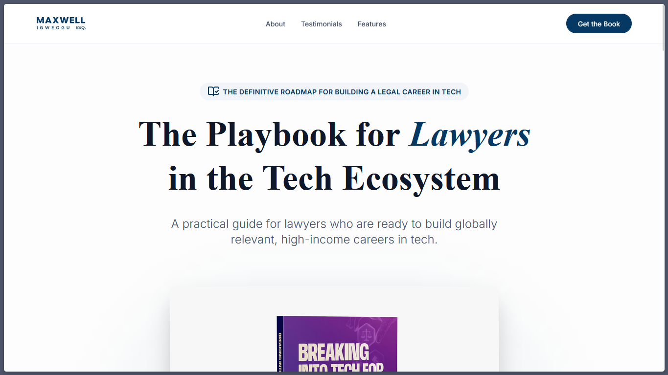 Maxwell Igweogu Playbook Screenshot